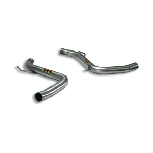 Supersprint Connecting pipes kit Left-R. for OEM centre muffler 845743