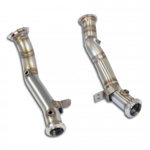 Supersprint Downpipe kit Right + Left(Replaces catalytic converter) - Img 1