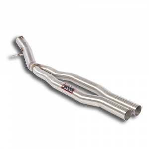 Supersprint Front pipes kit right - left kit(Replaces catalytic converter)