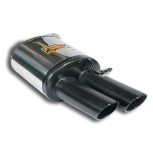 Supersprint Rear exhaust Left 100x75 "Gun Metal Grey" 775957