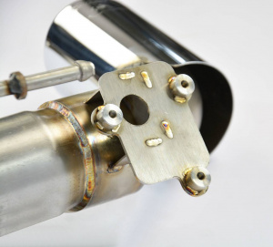 Supersprint Rear exhaust Right O100 - Left O100 with valve - Img 4