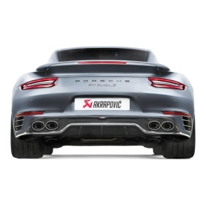 AKRAPOVIC DI-PO/CA/4/G Rear Diffuser (Carbon / High Gloss) for PORSCHE 911 Turbo / Turbo S (991.2) ABE Type Approval - Img 3
