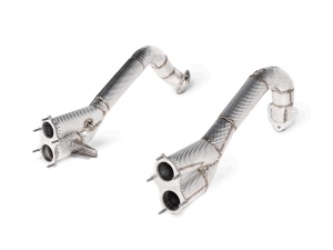 AKRAPOVIC L-PO/T/13/1 Link Pipe Set (Titanium) for PORSCHE 718 Cayman GTS 4.0 / Boxster GTS 4.0 2020-2024