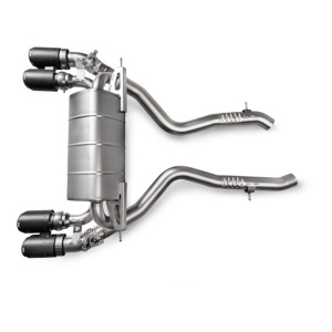 AKRAPOVIC S-BM/T/3H Exhaust System Slip-On Line (Titanium) for BMW M2 Competition / M2 CS (F87) OPF/GPF ECE Type Approval - Img 2