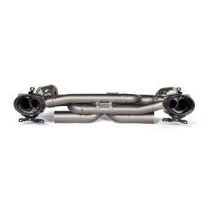 AKRAPOVIC S-PO/T/8 Exhaust System Slip-On Race Line (Titanium) for PORSCHE 911 Carrera / Carrera S / Carrera 4 / Carrera 4S / Carrera GTS (992)