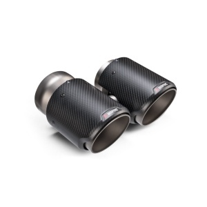 AKRAPOVIC TP-CT/68 Tail Pipe Set Cylindrical Design (Carbon) for BMW M2 (G87) / M3 (G80 / G81) / M4 (G82 / G83) - Img 2
