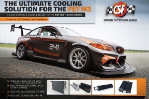 CSF RACE BMW F87 M2 (N55) Race-Spec Oil Cooler - Img 9