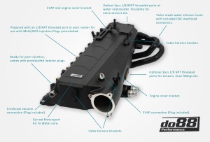 do88 Charge Cooler Manifold MERA, BMW G-Serie (B58) / Toyota GR Supra A90 - Img 4