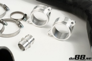 Intake hoses Porsche 997TT GT2 2007-09 Black - Img 4