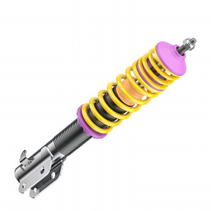 KW Coilover suspension V1 inox VW Golf MK 2 1.8 GTI 16V (139 Hp) - Img 3