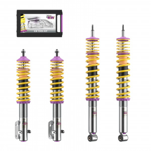 KW Coilover suspension V3 inox VW Golf MK 3 2.0 GTI 16V (150 Hp) - Img 1