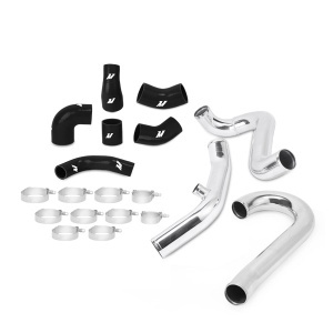 Mishimoto Mitsubishi Lancer Evolution VII/VIII/IX Intercooler Pipe Kit, 2001-2007, Black Hoses