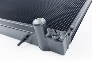 R32 Skyline GT-R/GTS High-Performance All-Aluminum Radiator - Black - Img 4