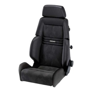 RECARO 044.00.0669 Seat Expert L, Artista Black/Artificial Leather Black, Size LT/X