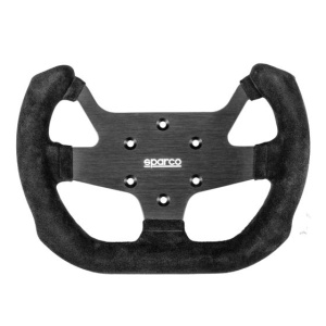 SPARCO 015P271SSN F-10A Steering wheel, suede, diameter 270mm, grip 35 mm, black, flat