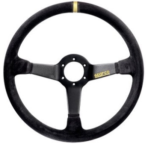 SPARCO 015R368MSN Steering wheel R368, suede, black, diam.380mm, reach 65mm