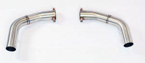 Supersprint Exit pipes kit Right - Left for OEM endpipe 721664 - Img 2