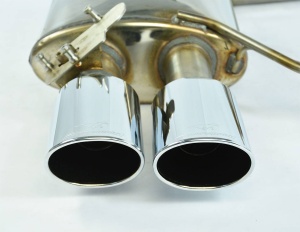 Supersprint Rear exhaust Left 100x75 with valve 917237 - Img 2