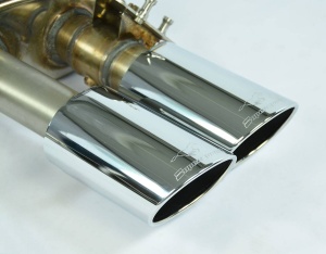 Supersprint Rear exhaust Right 100x75 with valve 917207