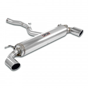 Supersprint Rear exhaust Right O100 - Left O100 with valve 526624