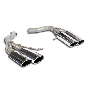 Supersprint Rear pipes Right 100x75 - Left 100x75(Muffler delete) 986417