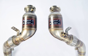 Supersprint Turbo downpipe kit + Metallic catalytic converter RightAccepts the stock "Cat.-Back" system 989221 - Img 5