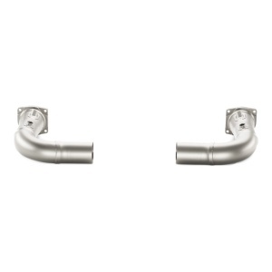 AKRAPOVIC L-PO991T/2 Link Pipe Set w/o Cat (Titanium) for PORSCHE 911 Turbo / Turbo S (991) 2014-2015 W/O Approval - Img 2
