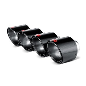 AKRAPOVIC TP-CT/1 Tail Pipe Set (Carbon, dia-115 mm) for CHEVROLET Corvette ZO6/ZR1 (C6) 2006-2011