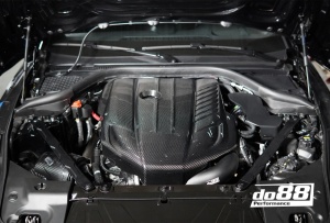 Carbon fiber engine cover, Toyota GR Supra A90 (B58) - Img 4