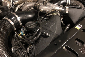 CSF RACE BMW F1X M5 & M6 Twin Charge-Air-Cooler Set - Crinkle Black Finish - Img 5