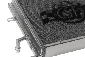 CSF RACE BMW F3X/F2X B58/B48 Triple-Pass Heat Exchanger w/ Rock Guard - Silver - Img 7