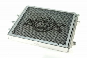 CSF RACE BMW F8X M3/M4 Front Mount Heat Exchanger w/ rock guard - Silver - Img 7