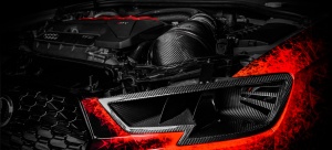 Eventuri Carbon Fiber Headlamp Race Duct Audi RS3 8V - Img 4