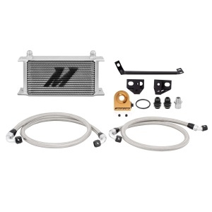 Mishimoto 2015-2017 Ford Mustang Ecoboost T-stat Oil Cooler, Silver
