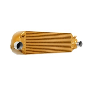 Mishimoto Ford Focus ST Intercooler Kit, 2013-2018, Gold w/ Wrinkle Black Pipes - Img 5