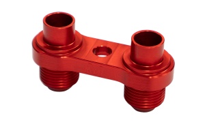 Mosselman Single Oil Cooler Kit Red BMW 3-Series E9x - Img 3