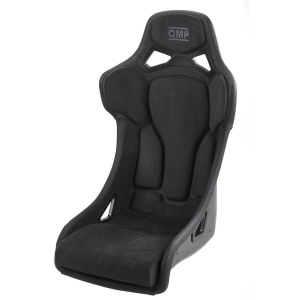 OMP HA0-0832-A01-071 Racing Seat RT FIA 8855-1999, Leather/Suede, Black - Img 1
