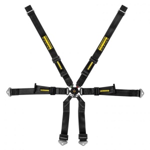SCHROTH 94680-0 Racing Harness Profi 2x2 6-Point, Black for PORSCHE Cayman / Boxster (981 / 982)