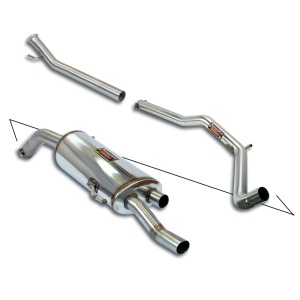 Supersprint "Cat.-Back" - Body Kit Package, with Sport rear muffler 805330