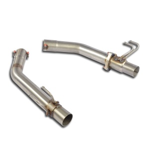Supersprint Exit pipes kit Right - Left For electric valve 925844