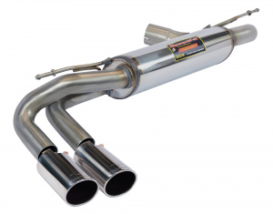 Supersprint Rear exhaust "Racing" OO80