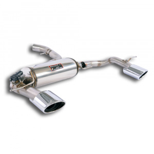 Supersprint Rear exhaust Right - Left 150x105 with valve - Img 1