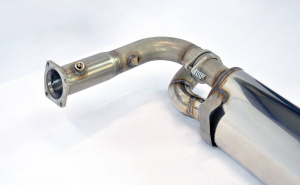Supersprint Rear exhaust Right + Left "Race" (replace the OEM catalytic converter) - Img 6