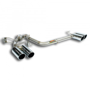 Supersprint Rear pipe kit Right OO100 - Left OO100(Muffler delete) - Img 1