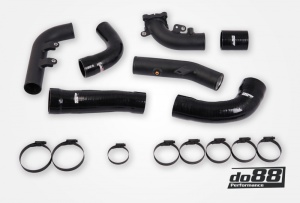Toyota Yaris GR Pressure pipes for do88 IC, Black hoses - Img 1