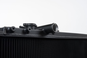93-98 Toyota A80 Supra (NA/TT) High-Performance All-Aluminum Radiator - Black - Img 4