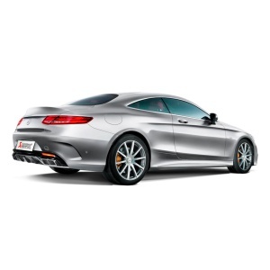 AKRAPOVIC E-ME/T/2 Evolution Link Pipe Set (Titanium) for MERCEDES S63 AMG Coupe (C217) ECE Type Approval - Img 4