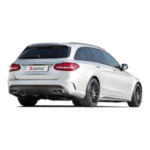 AKRAPOVIC MTP-ME/T/2H/1 Exhaust System Evolution Line (Titanium) for MERCEDES C63 AMG / C63S AMG (W205 / S205) 2015-2018 ECE Type Approval - Img 4
