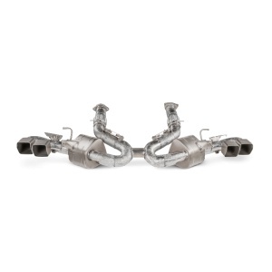 AKRAPOVIC S-CO/TI/4 Slip-On Line (Titanium) for CHEVROLET Corvette Stingray (C8) OPF/GPF 2020-2024