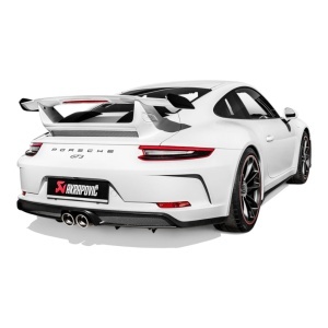 AKRAPOVIC S-PO/TI/10H Muffler Slip-On Line (Titanium) for PORSCHE 911 GT3 / GT3RS (991.2) ECE Type Approval - Img 5